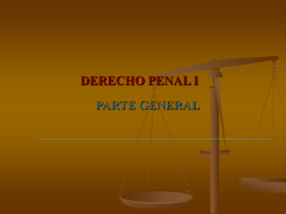 DERECHO PENAL I