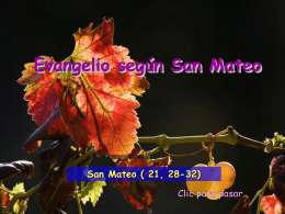 Evangelio San Mateo 21, 28-32