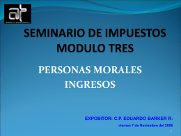 Diapositiva 1 - Almanza Torres y Asociados, S. C.