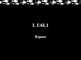 I. U6L1