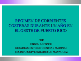 REGIMEN DE CORRIENTES COSTANERAS DURANTE UN …