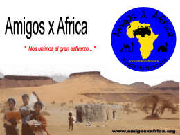 Diapositiva 1 - ONG Amigos Unidos x Africa