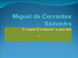 Miguel de Cervantes Saavedra - evaingles