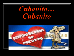 Cubanito…Cubanito