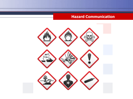 Hazard Communication - Home Page