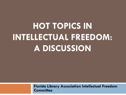 Florida Library Association Intellectual Freedom Committee