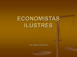 ECONOMISTAS ILUSTRES - ecobachillerato.com