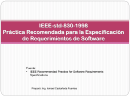 Norma IEEE-830