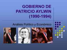 GOBIERNO DE PATRICIO AYLWIN (1990