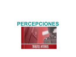 PERCEPCIONES - wiki upsp / FrontPage