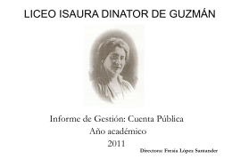 LICEO ISAURA DINATOR DE GUZMAN