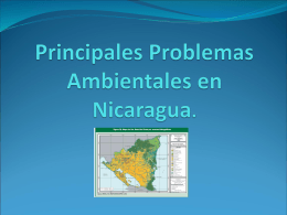 Principales Problemas Ambientales en Nicaragua.