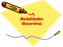 Modalidades discursivas - Precomunicacion2009 | Just