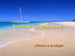 Vocabulario Capitulo11