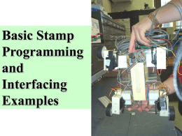About the Basic Stamp - Electrical & Computer Engineering