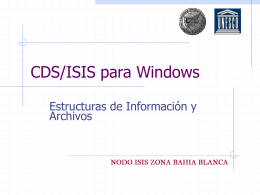 CDS/ISIS - Institucional