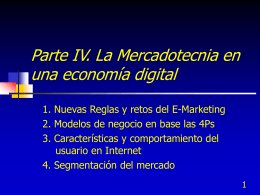 Parte IV. Mercadotecnia Digital