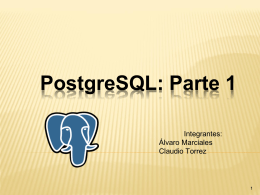 PostgreSQL: Parte 1