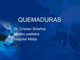 QUEMADURAS - Clases y Libros