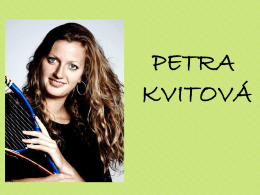 PETRA KVITOV&#193