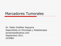Marcadores Tumorales - 7mo Semestre UCIMED II
