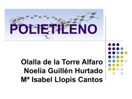 POLIETILENO - Universidad de Alicante