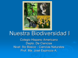 Nuestra Biodiversidad I