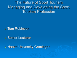 The Future of Sport Tourism Managing and Developing …
