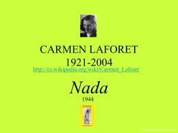 CARMEN LAFORET 1921-2004 - XTEC