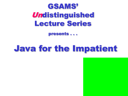 GSAMS - Georgia Institute of Technology