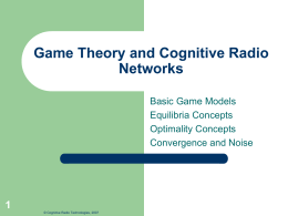 Cognitive Radio and Wireless Trends