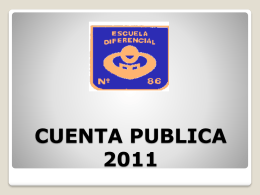 CUENTA PUBLICA 2012