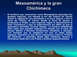 Regiones o complejos culturales de la gran Chichimeca