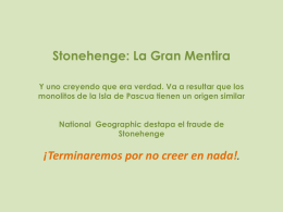 La gran mentira de Stonehenge (pps)
