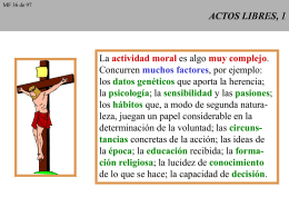 ACTOS LIBRES, 1 - CAMINANDO CON JESUS