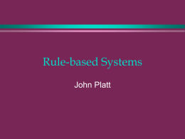 Knowledge-based systems and rule