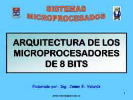 ARQUITECTURA DE LOS MICROPROCESADORES