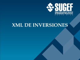 XML DE INVERSIONES