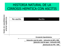 HISTORIA NATURAL DE LA CIRROSIS HEPATICA CON …