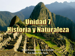 UNIDAD 7 HISTORIA Y NATURALEZA