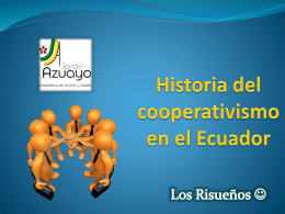 Historia del cooperativismo en el Ecuador