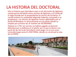 LA HISTORIA DEL DOCTORAL
