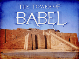 The Tower of Babel - Trussville church of Christ