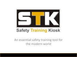 STK – Safety Training KIOSK