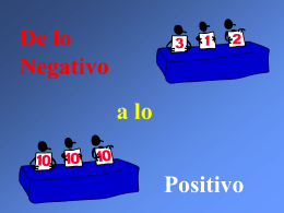 Positivo o Negativo