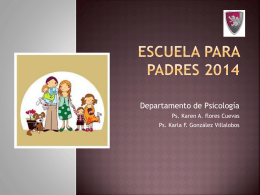 Escuela para padres 2014