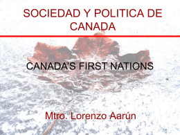 SOCIEDAD Y POLITICA DE CANADA - lorenzoaarun
