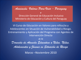 Diapositiva 1 - Living Values Education International