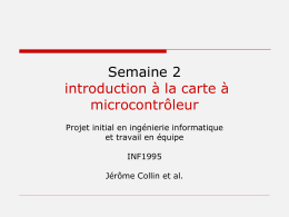 INTRODUCTION AU COURS INF1995