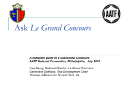 Ask Le Grand Concours